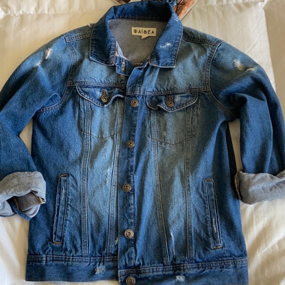 Distressed Jean Jacket